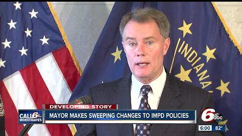 Mayor makes sweeping changes to IMPD