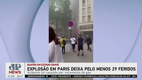 Explosão em Paris deixa ao menos 29 feridos