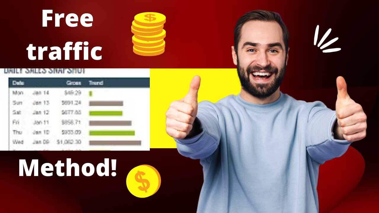 +$100 PER DAY! start getting free traffic in next 10 minutes clickbank method