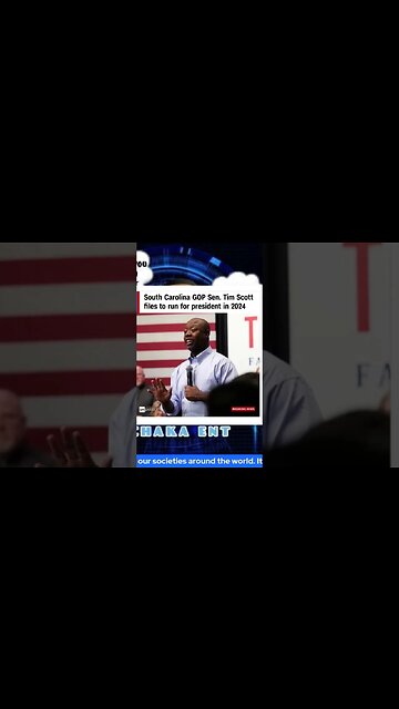 Black republican Tim Scott is running for president