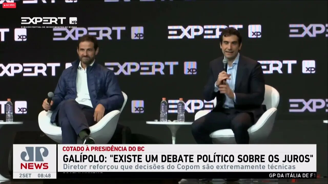 Galípolo: “Existe um debate político sobre os juros”