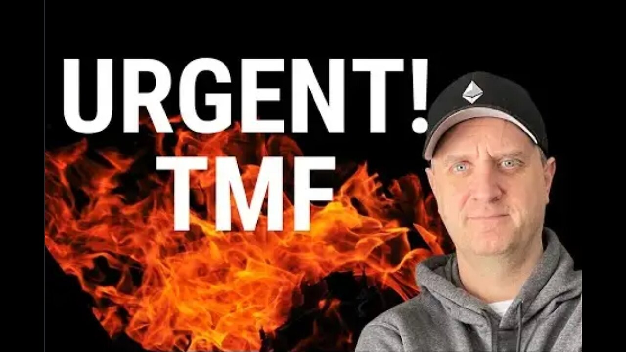 🔥🔥URGENT! TMF STOCK PRICE PREDICTION AND WHAT I AM DOING NEXT WITH IT!