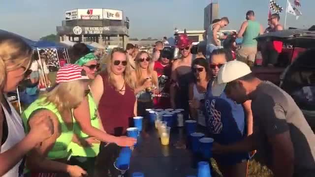 Drinking games and parties go hand in hand with some Indy 500 celebrations