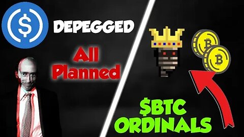 3 CRYPTO BANKS COLLAPSE - USDC Depegs (ALL PLANNED) Bitcoin Ordinals Explained / Next META?