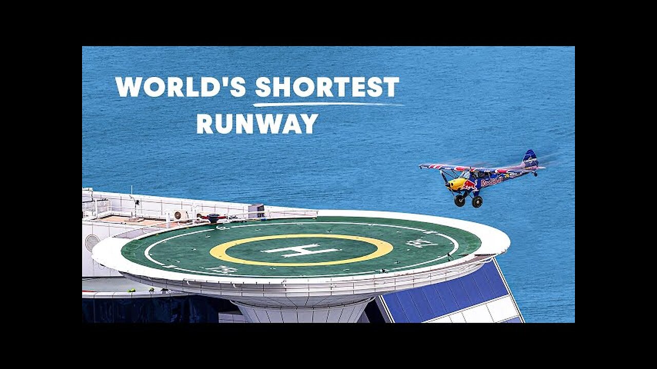 Landing A Plane On A Tiny Helipad