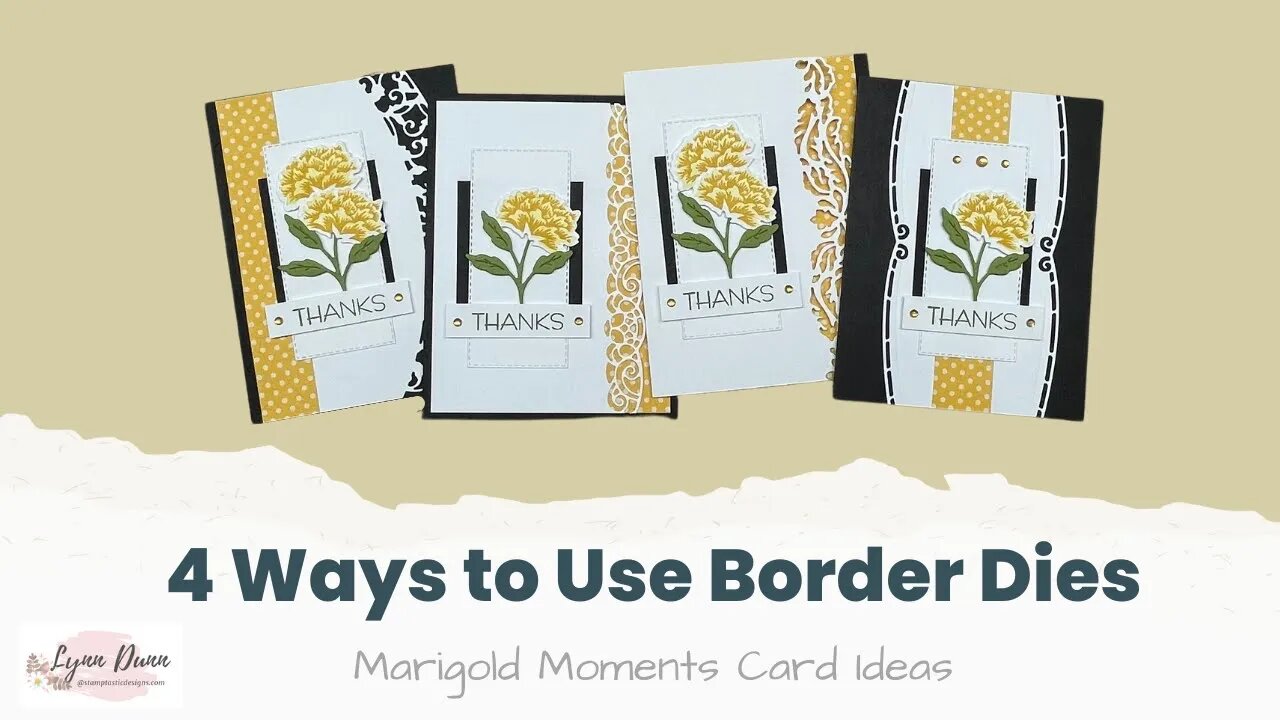 4 Ways to Use Elegant Border Dies in Card Making