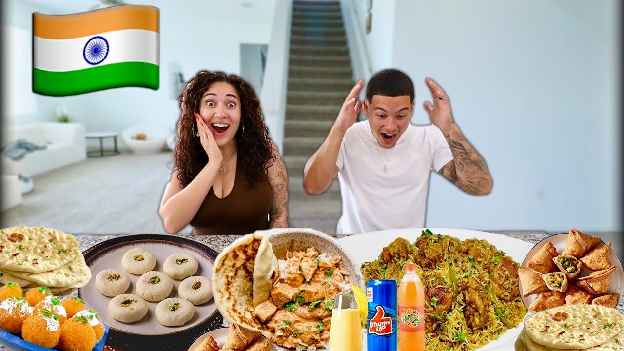 WE TRIED INDIAN FOOD FOR THE FIRST TIME!!