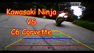 Ninja Vs C6 Corvette