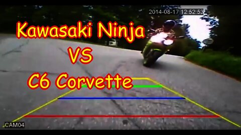 Ninja Vs C6 Corvette