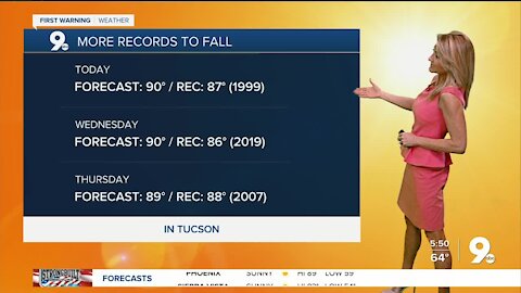 Record heat continues