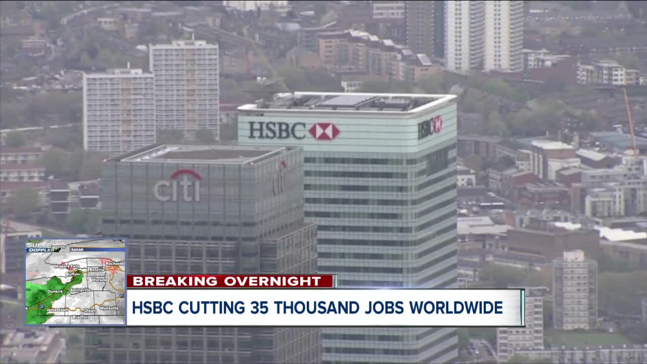 HSBC cutting 35,000 jobs worldwide