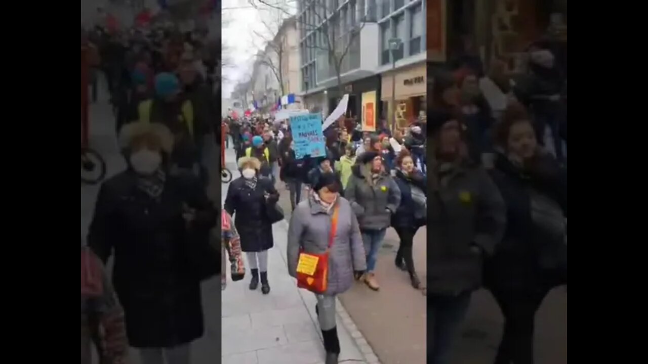 Toulon, France - The French Citizens Are Rising In Protest Against Mandates