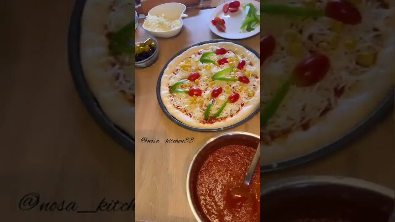 Pizza - vegetarian | @tabkat2019 on IG 🍕😋