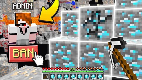 Admin caught me XRAY hacking in Minecraft.. (BANNED)