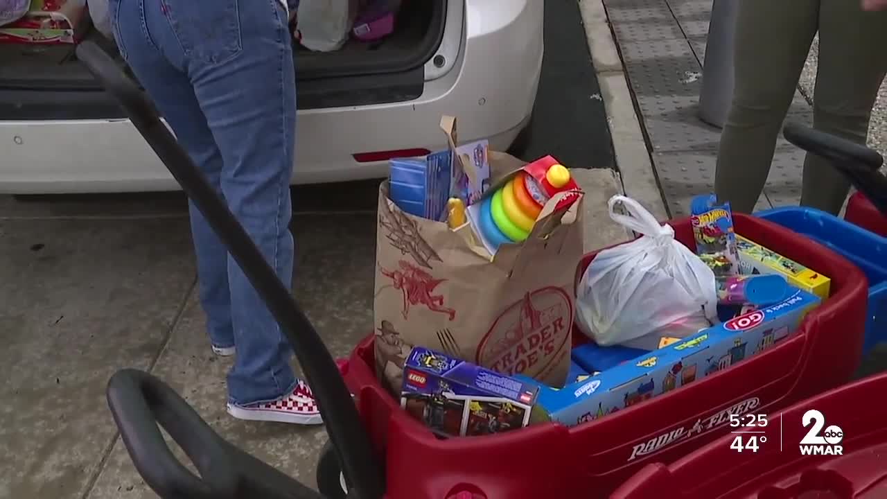 Toys given at Maryland Zoo to children in need