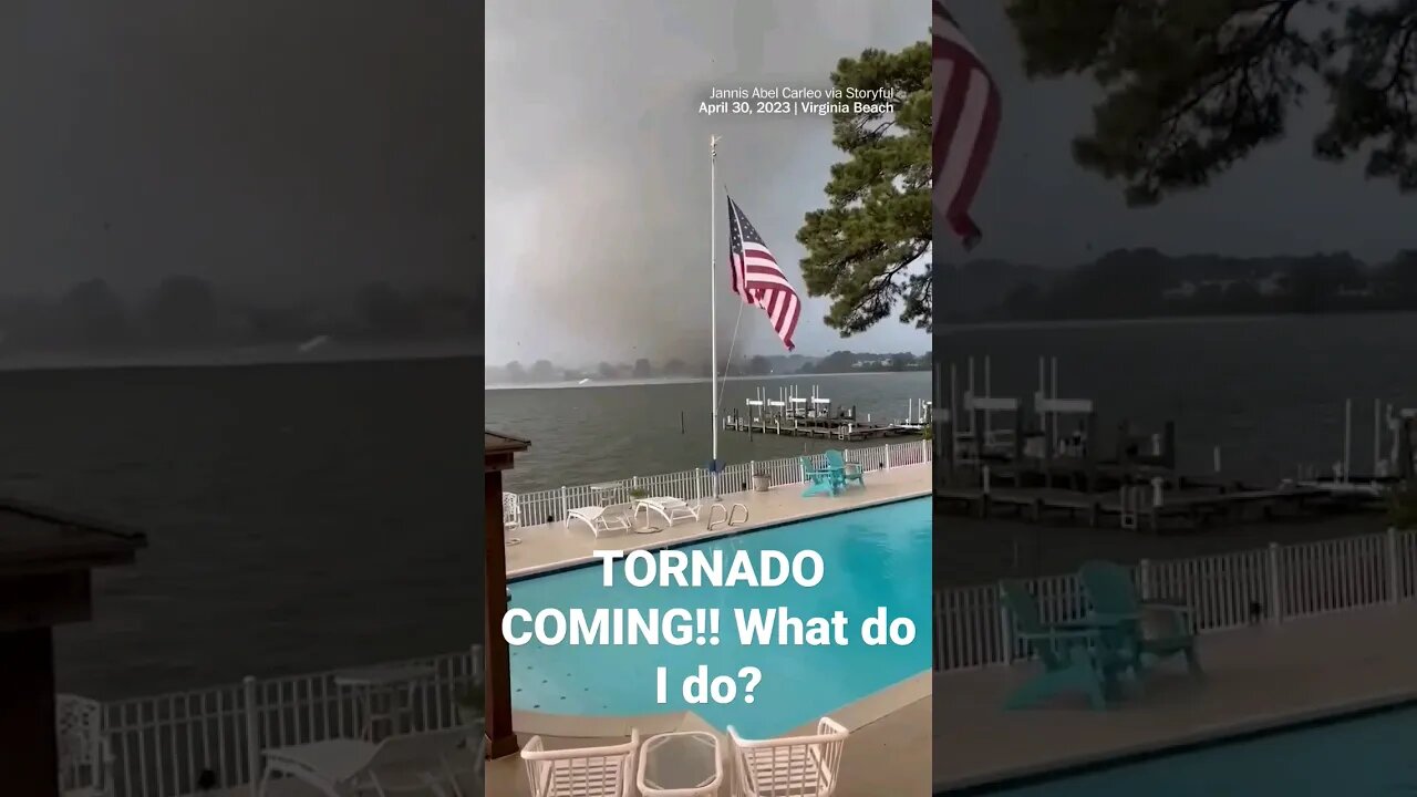 TORNADO COMING!! What do I do? #preparedness #tornado #emergency #storm