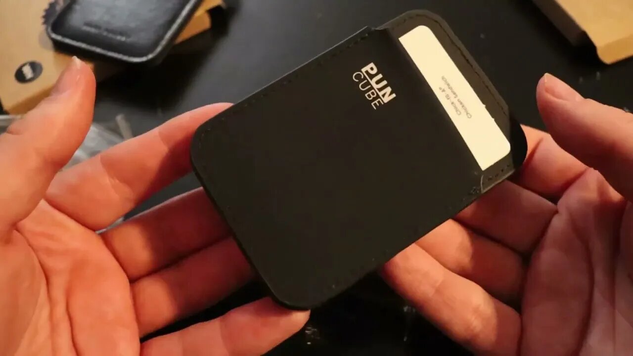 puncube minimalist wallet review