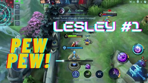 Mobile Legends: Lesley Gameplay #1