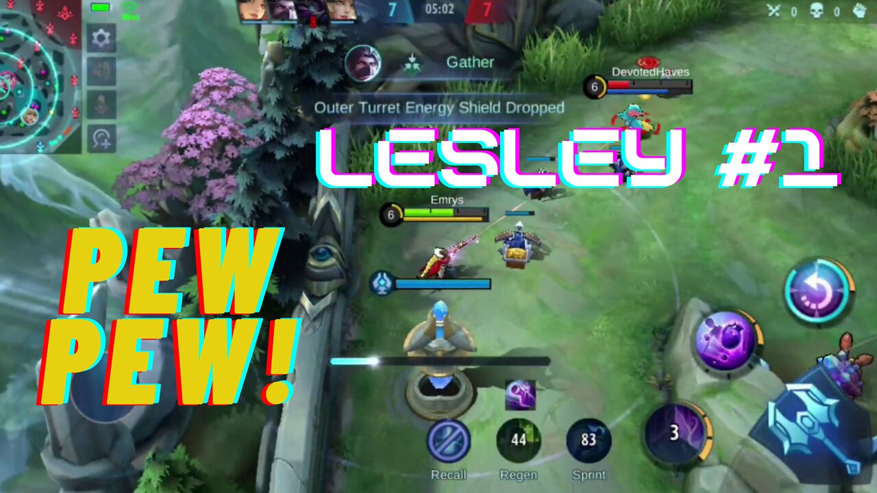 Mobile Legends: Lesley Gameplay #1