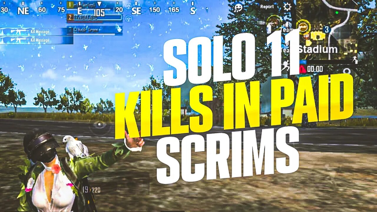 SOLO 11 KILLS DOMINATION IN PAID SCRIMS GAME PLAY || PUBG MOBILE LITE