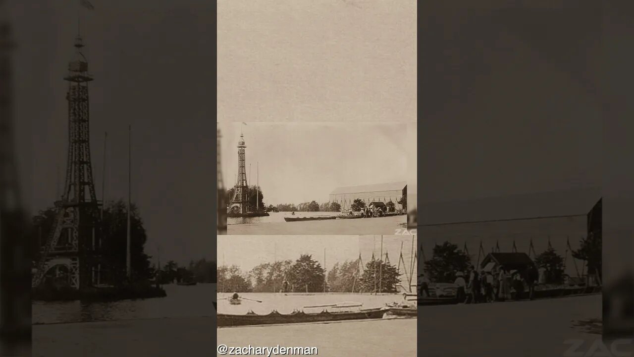 Alexandra Palace had a metal framework structure like the Eiffel Tower for loading onto the Airships