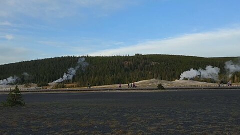 Boardwalk in the Upper Geyser Basin