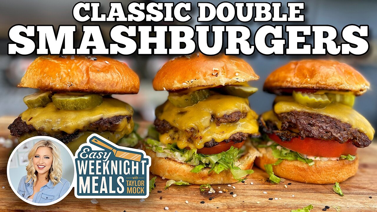 Easy Weeknight Meal: Classic Double Smash Burgers