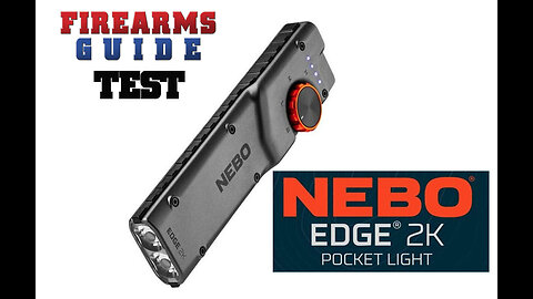 NEBO Edge 2K EDC Tactical Rechargeable Flashlight 2000 Lumens