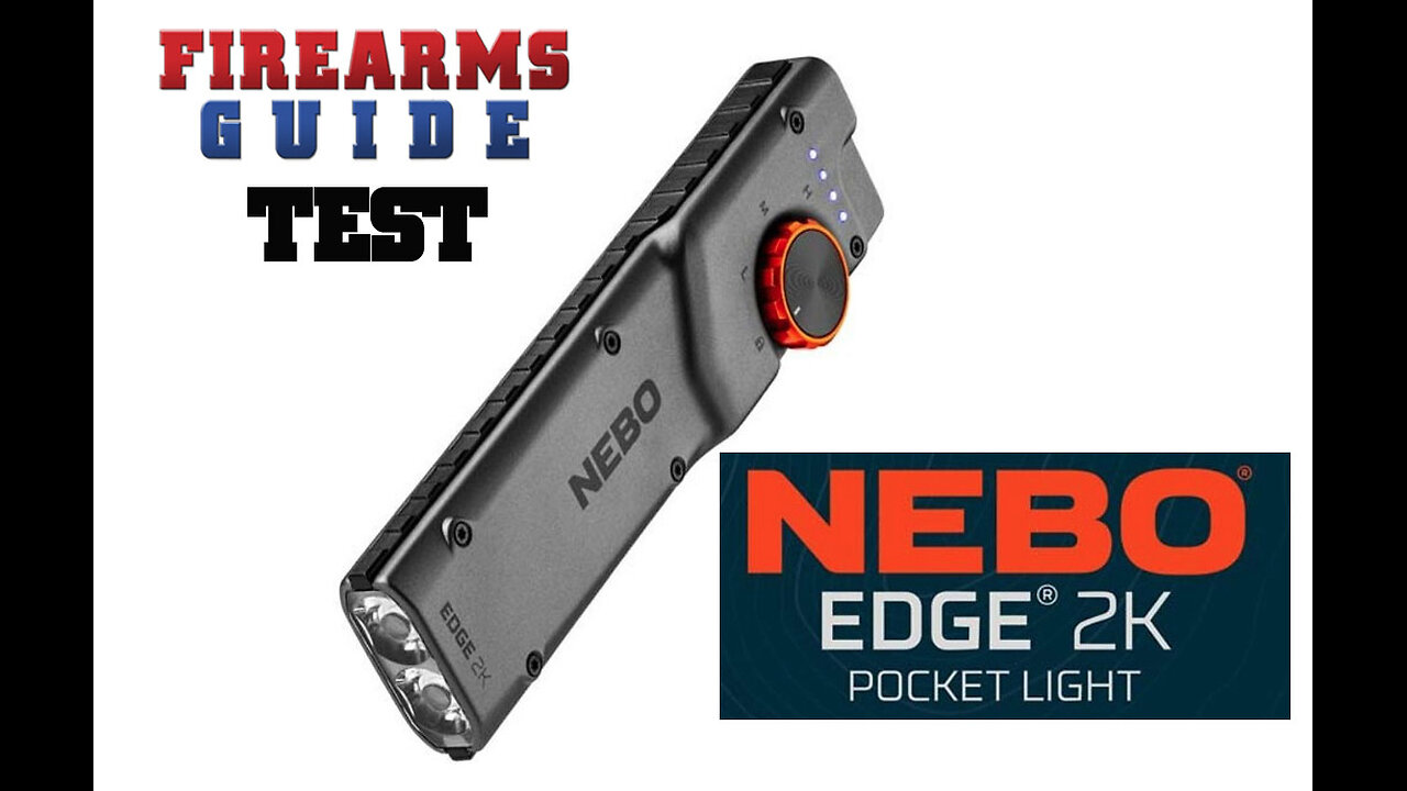 NEBO Edge 2K EDC Tactical Rechargeable Flashlight 2000 Lumens