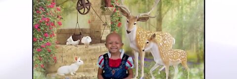 Girl battling cancer gets to be a princess for day