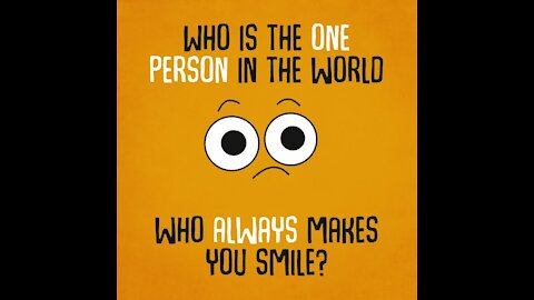 Person who always makes you smile [GMG Originals]