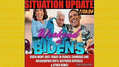 SITUATION UPDATE 7/9/24 - Trump & Biden Debate, Weekend At Biden’s, Biden Exposed, Judy Byington