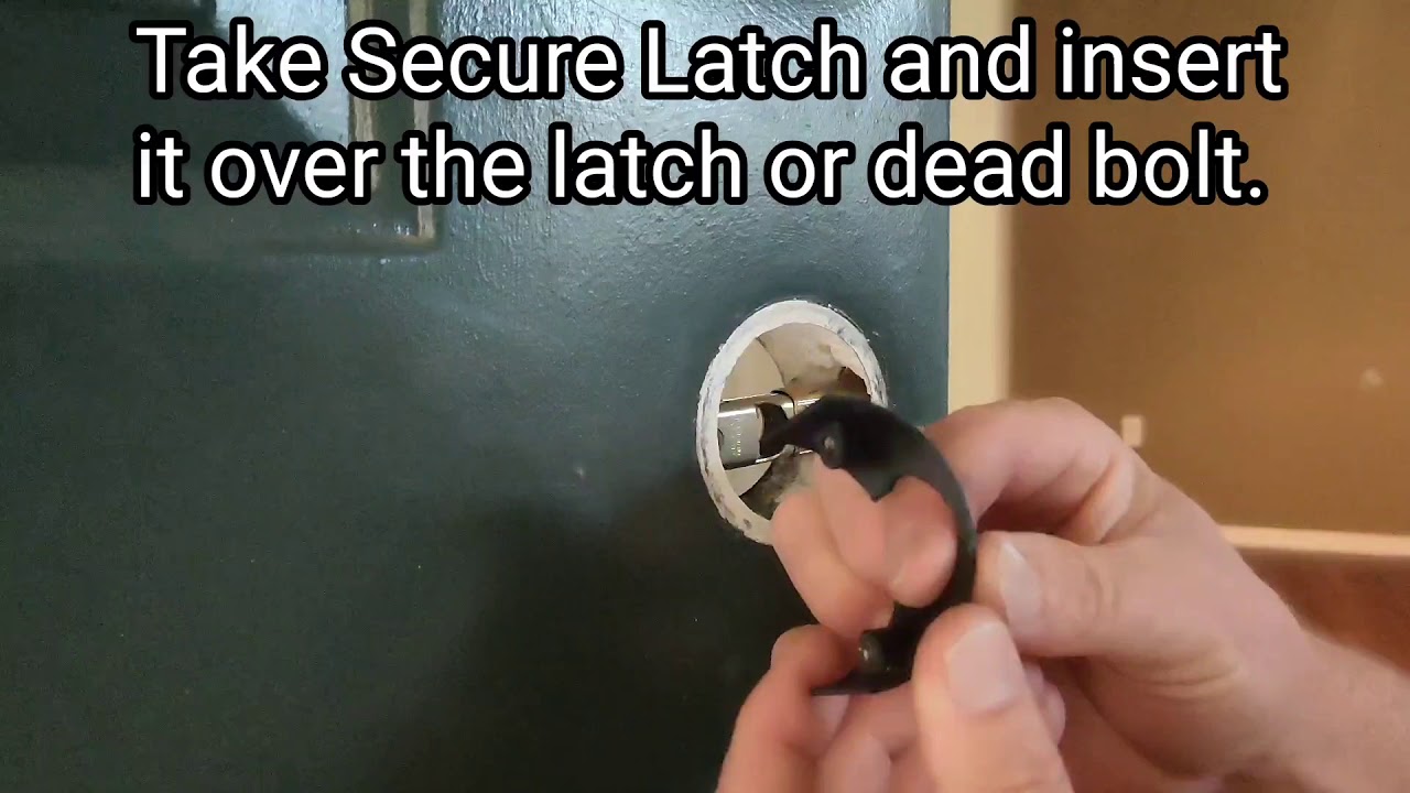 Loose Door Latch or Dead Bolt Instant Repair