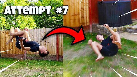 How I Learnt to BACKFLIP in 24 Hours