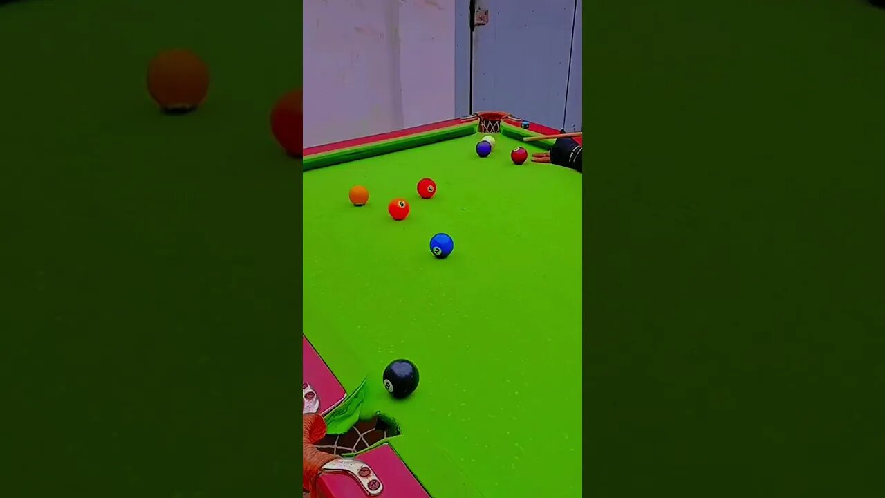 Snooker Billiard: Real Pool Trick Tips Shot #snooker #viral #billiards #8ballpool #shorts