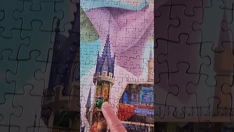 One more for Aurora's Castle! #puzzle #disney #sleepingbeauty #puzzletime #shorts