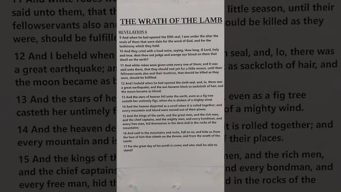 The Wrath of the Lamb