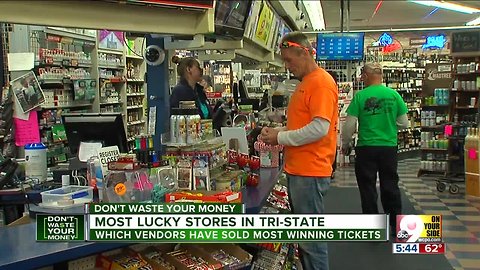 Luckiest lottery stores in the Tri-State