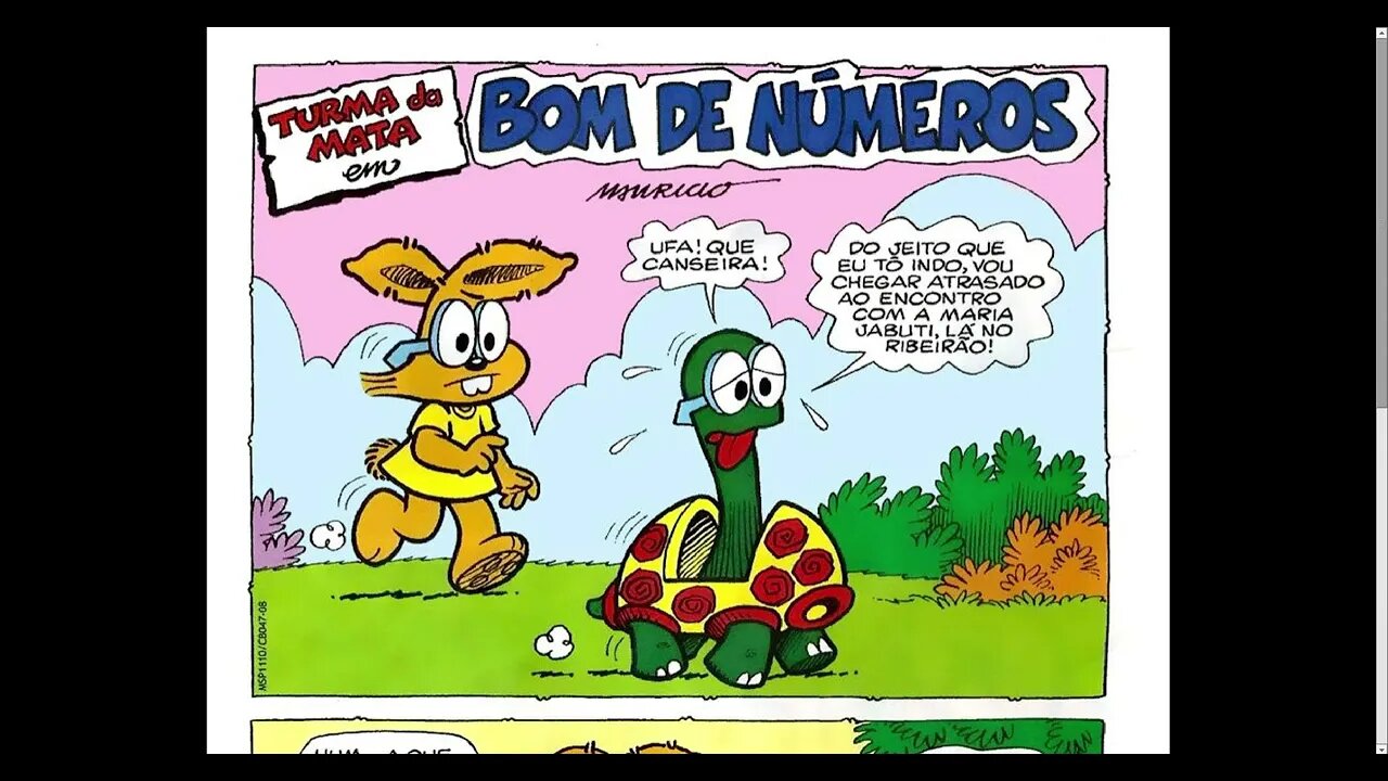Turma Da Mata Em Bom De Números [Pause o Vídeo Caso Não Consiga Ler]