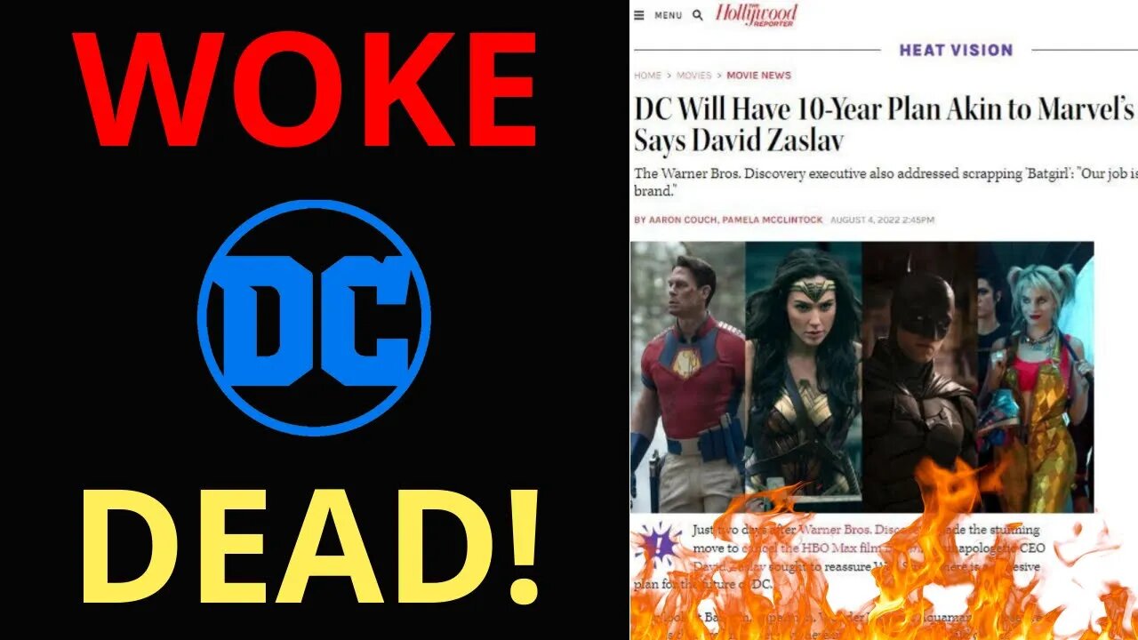 WOKE DC IS DEAD! Guaranteed. DC Has 10-Year Plan To Replicate Marvel's Cinematic Universe!