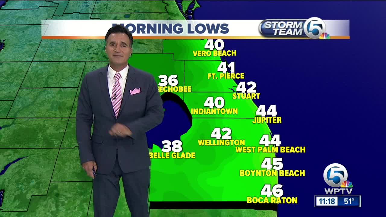wptv sunday 11pm weatehrcast
