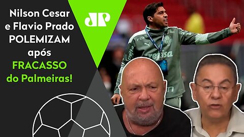 "A REAL é que o Abel Ferreira é um..." Nilson e Flavio POLEMIZAM após VICE do Palmeiras na Recopa!