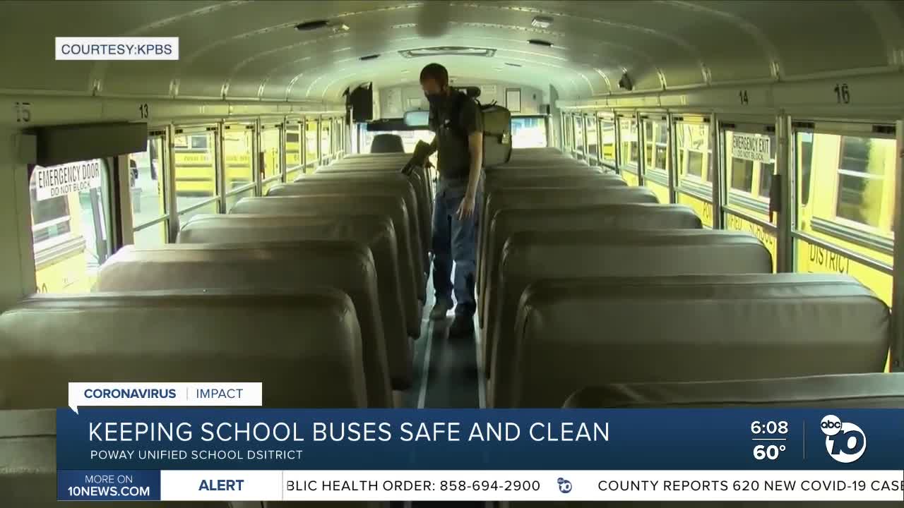 Keeping school buses safe and clean