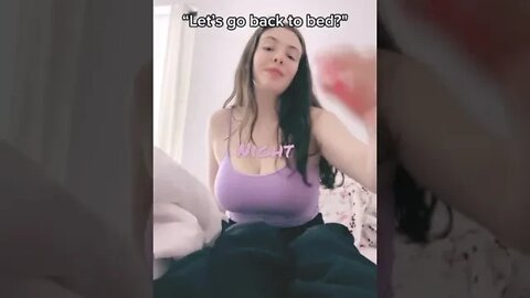 Let's go to bed baby girl