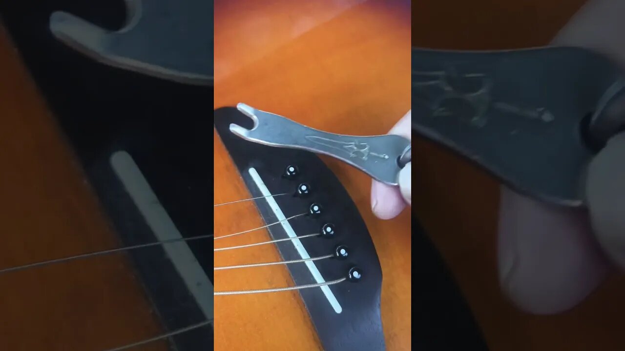 Guitar Pin Remover #shorts