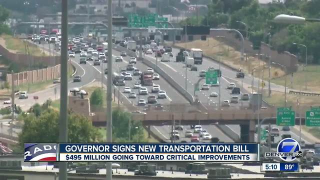 Governor Hickenlooper signs new transportation bill