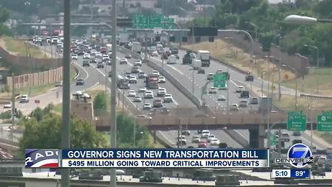 Governor Hickenlooper signs new transportation bill