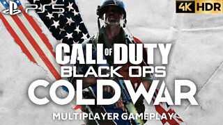 Call of Duty: Black Ops Cold War Multiplayer | PS5, PS4 | 4K HDR (No Commentary Gameplay)