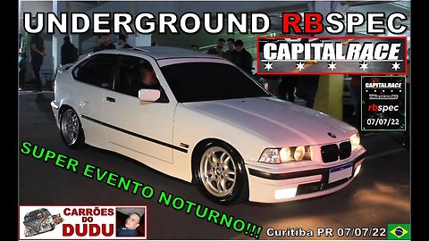 Underground RBSPEC Capital Race Carrões do Dudu 07/07/22 BMW 318 Ti Compact Fiat 500 rosa PINK