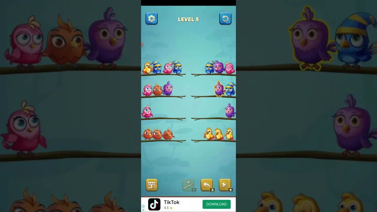 Bird Sort Puzzle - Level 5
